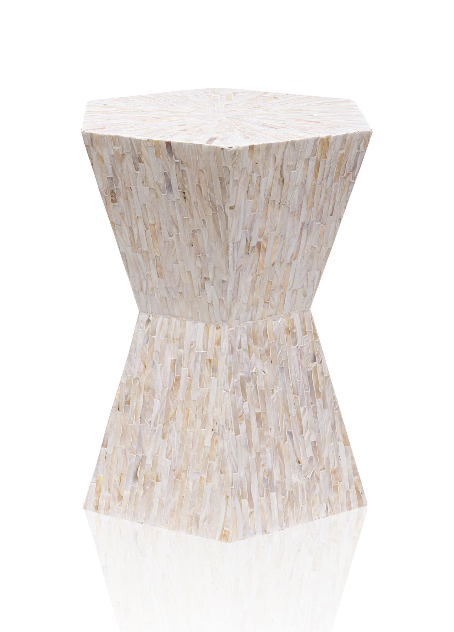 Tabure & Sehpa The Mia Sedef Tabure Yan Sehpa 35x40x50 cm TLC0129