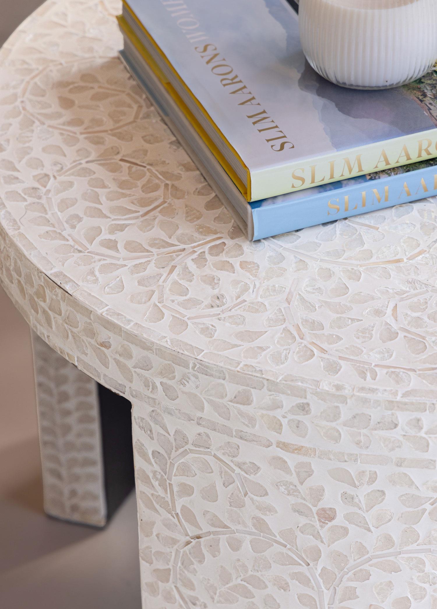 Tabure & Sehpa The Mia Sedef Tabure Yan Sehpa 66x48 cm TLC0117