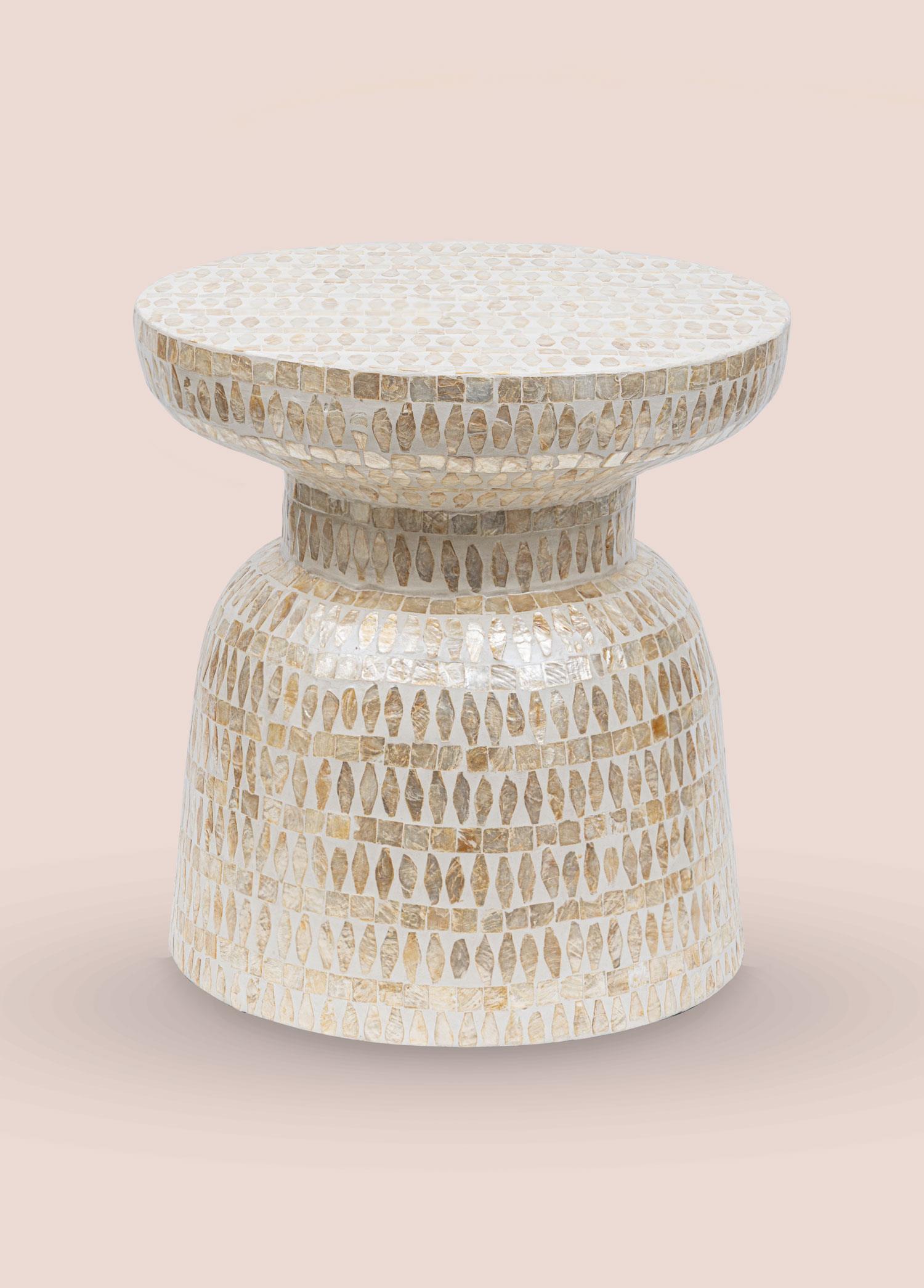 Tabure & Sehpa The Mia Sedef Tabure Yan Sehpa 38x40 cm TLC0101