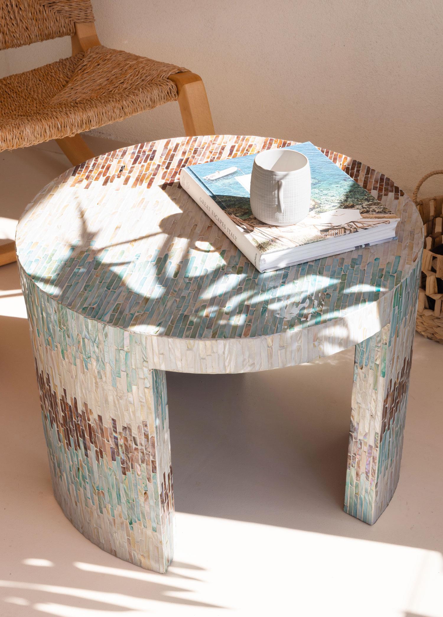 Tabure & Sehpa The Mia Sedef Tabure Yan Sehpa 66x48 cm TLC0119