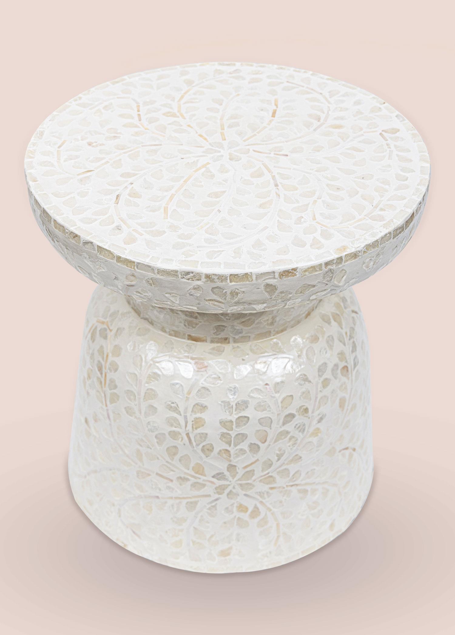 Tabure & Sehpa The Mia Sedef Tabure Yan Sehpa 38x40 cm TLC0102