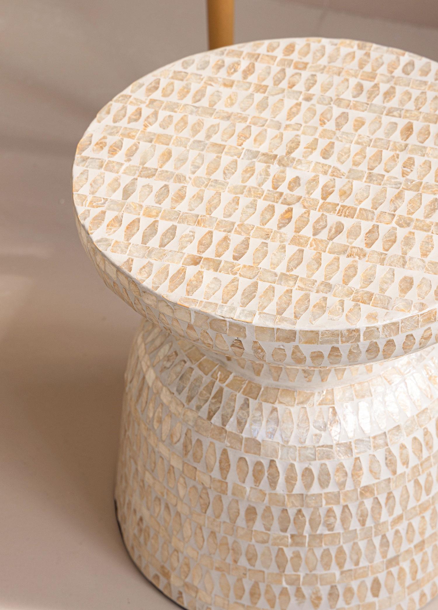 Tabure & Sehpa The Mia Sedef Tabure Yan Sehpa 38x40 cm TLC0101