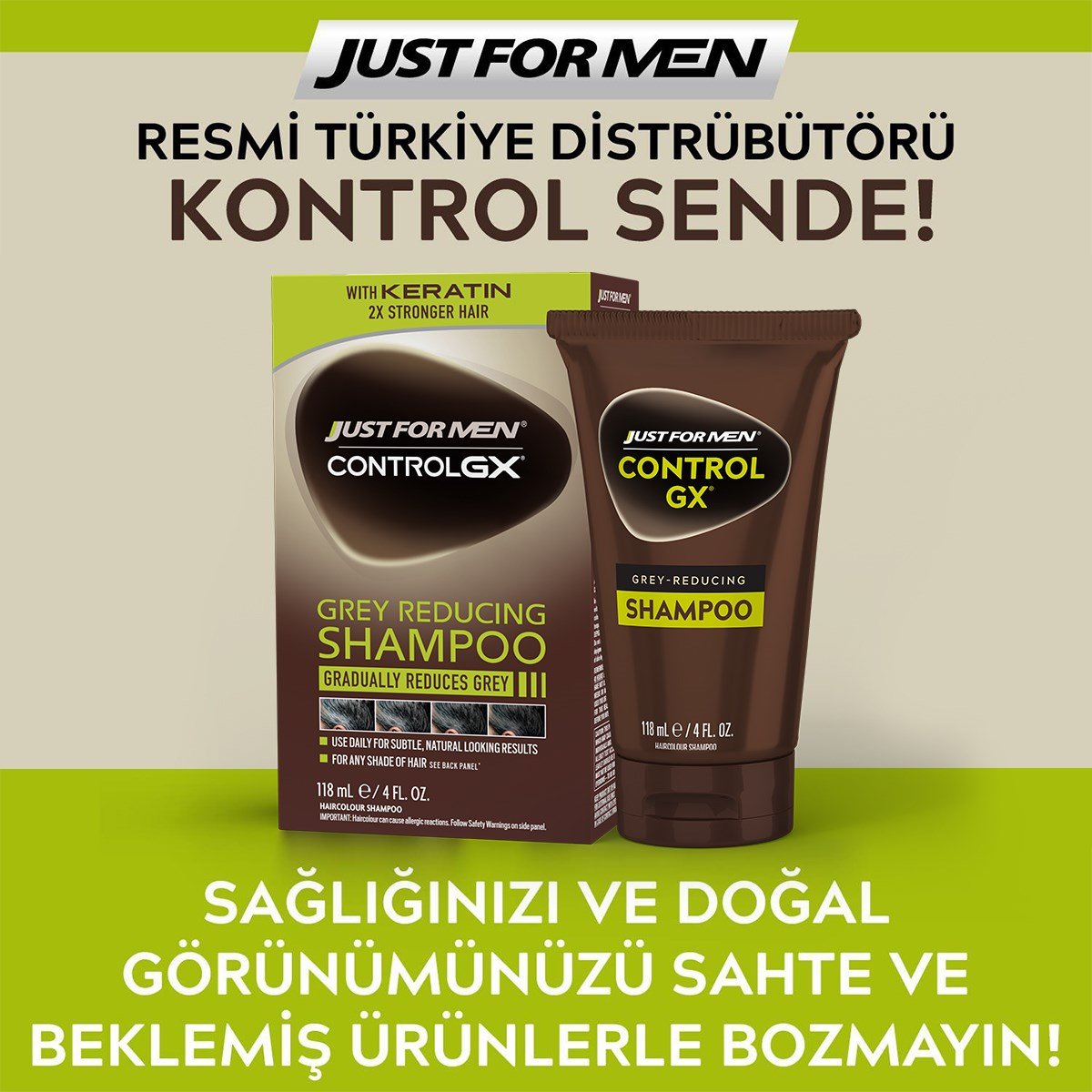 Control GX Saç Gri Azaltıcı Şampuan