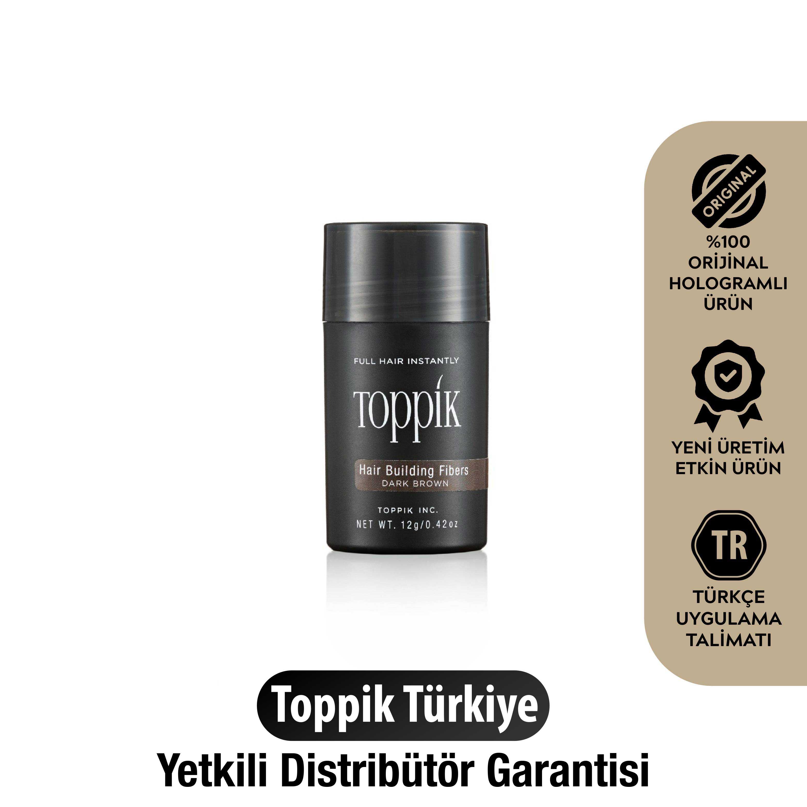 Toppik 12 gr Koyu Kahve