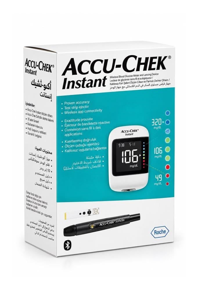 Accu-Chek Instant Şeker Ölçüm Cihazı + Delme KalemiAccu-Chek