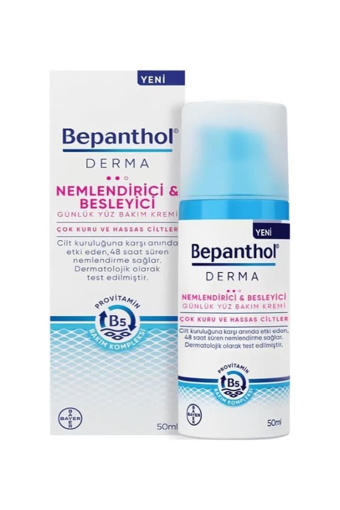 Bepanthol Derma Yüz Bakım Kremi 50ml | Fiyat ve YorumlarBepanthol Derma Nemlendirici Besleyici Günlük Yüz Bakım Kremi 50mlBepanthol