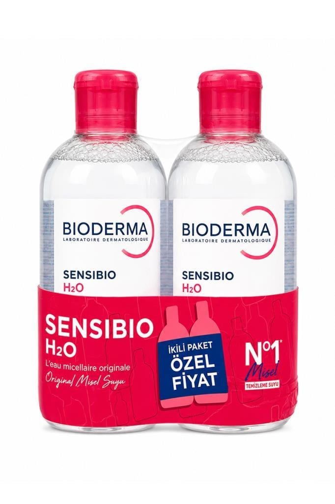 Bioderma Sensibio H2O 500 ml 2 Adet Yüz ve Makyaj Temizleme SuyuBioderma