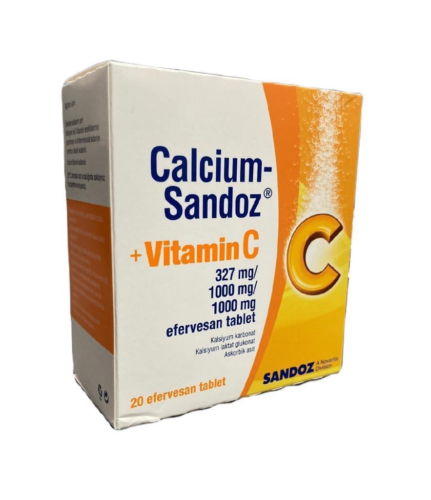 Calcium-Sandoz Vitamin C 20 Efervesan TabletCalcium-Sandoz Vitamin C 20 Efervesan TabletSandoz