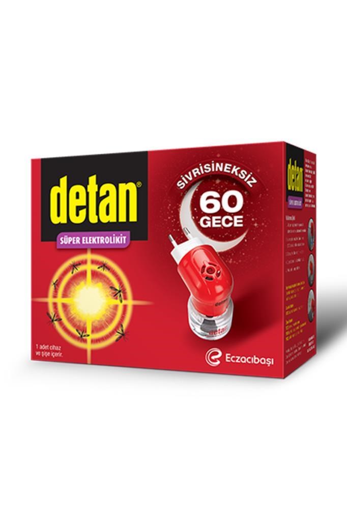 Detan Süper Elektrolikit Cihaz + Yedek 60 GeceDetan
