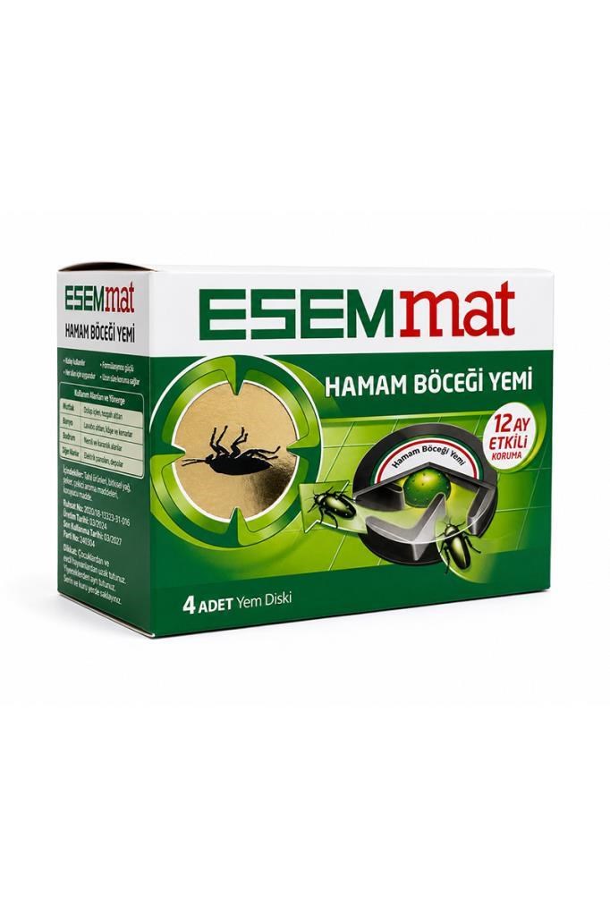 Esemmat 4lü 12 Ay Etkili Hamam Böceği YemiEsemmat