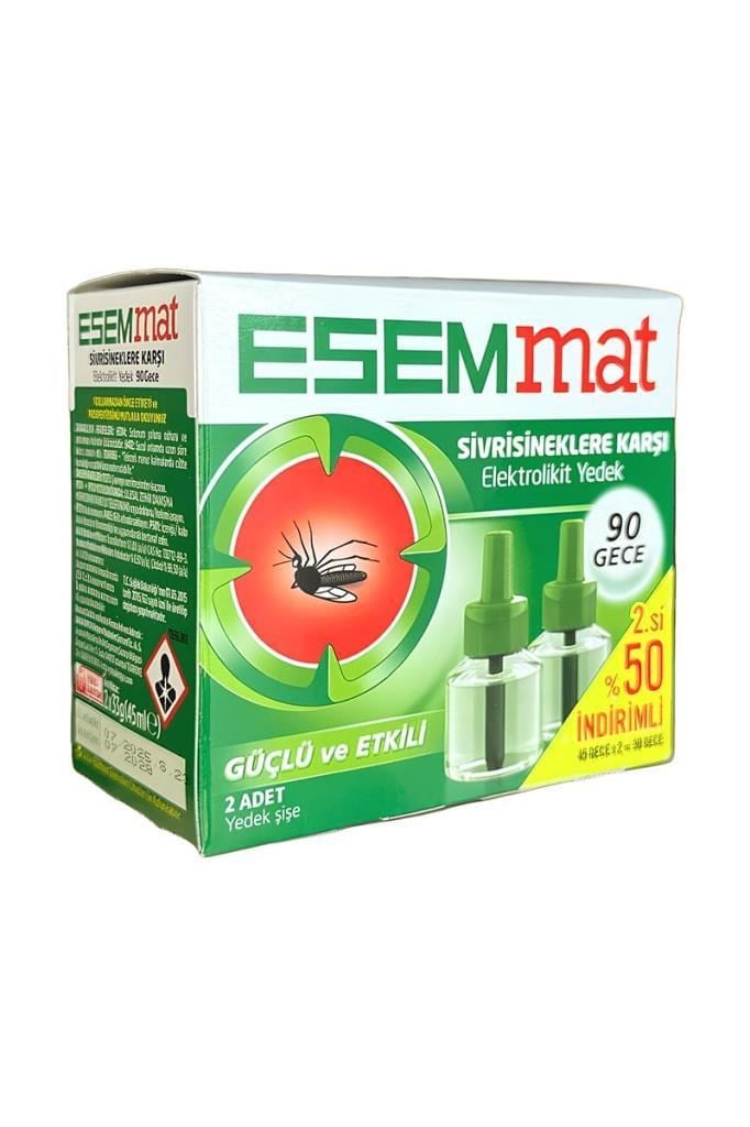 Esemmat Elektrolikit Yedek 45x2 90 Gece SetiEsemmat Elektrolikit Yedek 45x2 90 GeceEsemmat