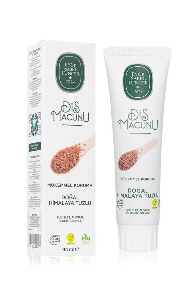 Eyüp Sabri Tuncer Himalaya Tuzlu 90 ml Florürsüz Diş MacunuEyüp Sabri Tuncer Doğal Himalaya Tuzlu 90 ml Florürsüz Diş MacunuEyüp Sabri Tuncer