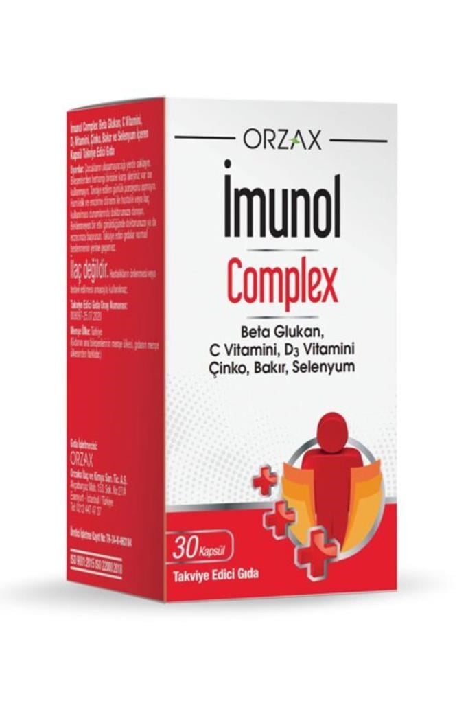İmunol Complex Beta Glukan 30 Kapsülİmunol Complex Beta Glukan 30 KapsülIMUNOL