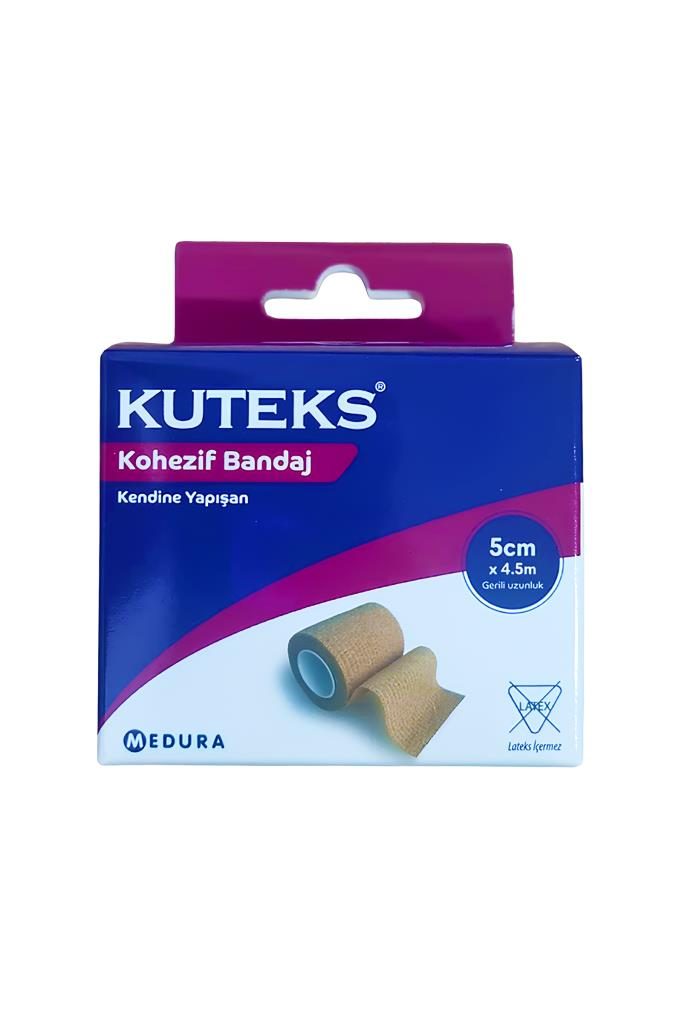 Kuteks Kohezif Bandaj 5cm x 4.5mKuteks Kohezif Bandaj 5cm x 4.5mKuteks
