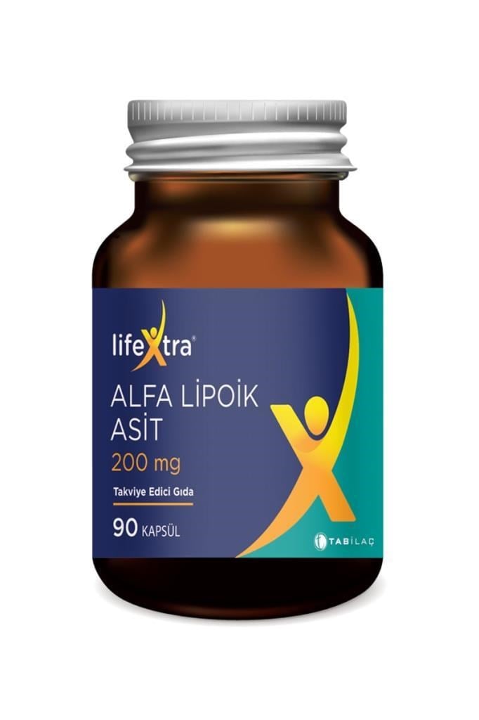 Lifextra Alfa Lipoik Asit 200 mg 90 KapsülLifextra Alfa Lipoik Asit 200 mg 90 KapsülLifextra