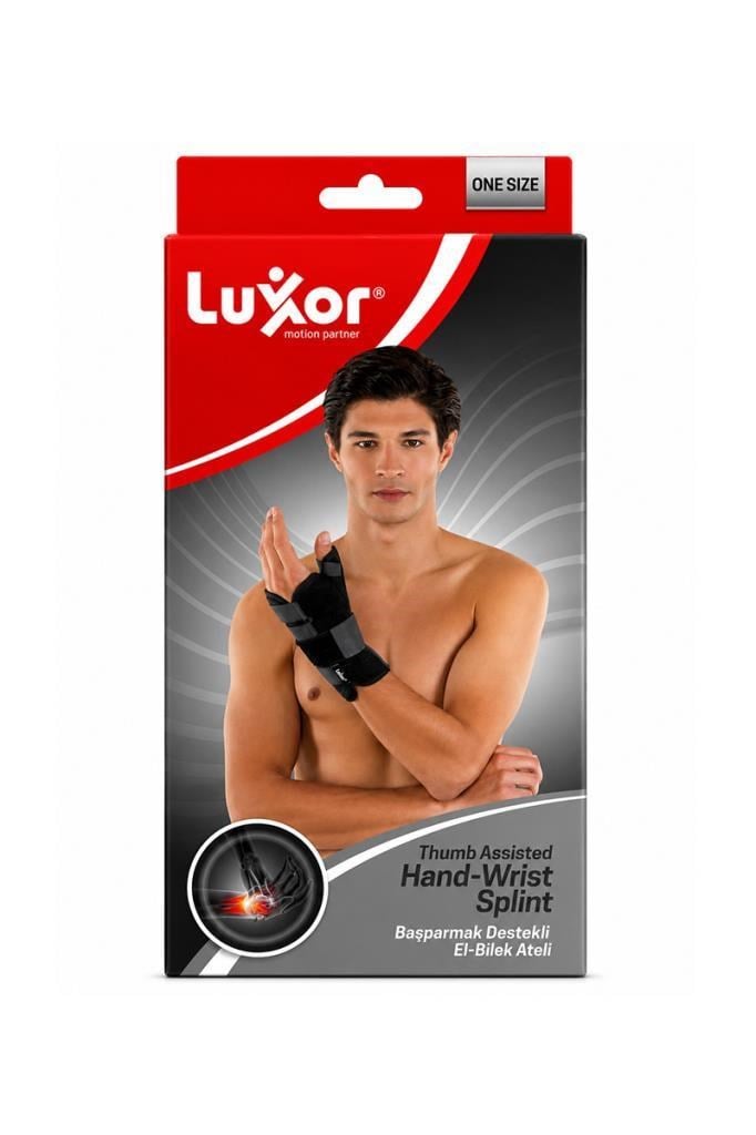 Luxor 193 Başparmak Destekli El Bilek Ateli | ErgonomikLuxor 193 Başparmak Destekli El Bilek AteliLUXOR
