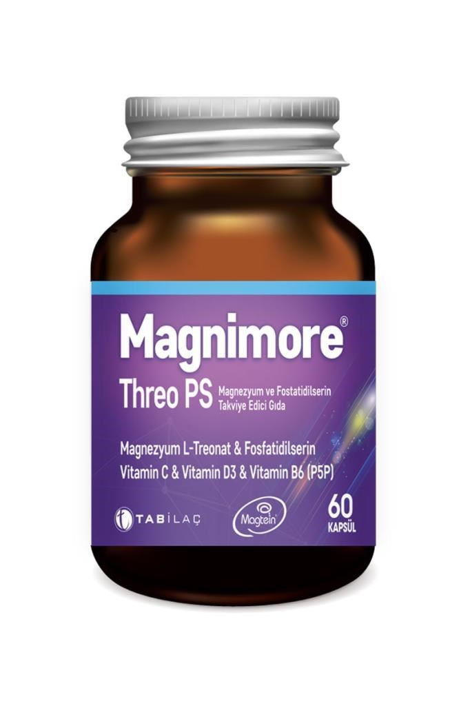 Magnimore Threo PS 60 Kapsül Magnezyum Takviyesi  Magnimore Threo PS 60 KapsülMagnimore