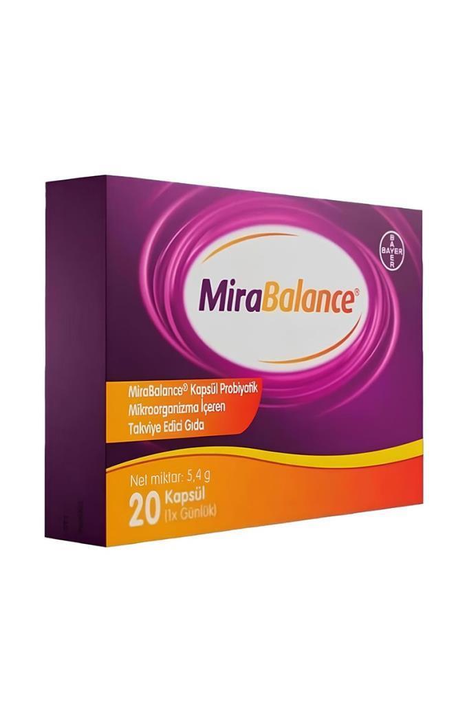 Mirabalance Probiyotik 20 Kapsül Takviye  Mirabalance Probiyotik 20 KapsülMirabalance