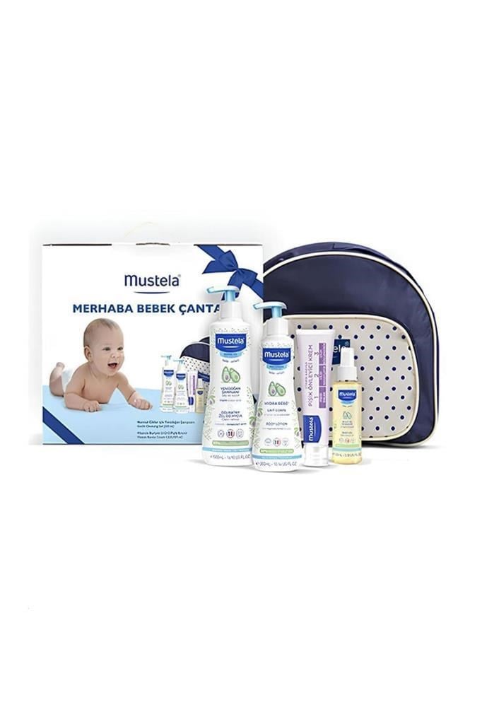 Mustela Merhaba Bebek Seti Bakım Çantası    Mustela Merhaba Bebek Bakım ÇantasıMustela