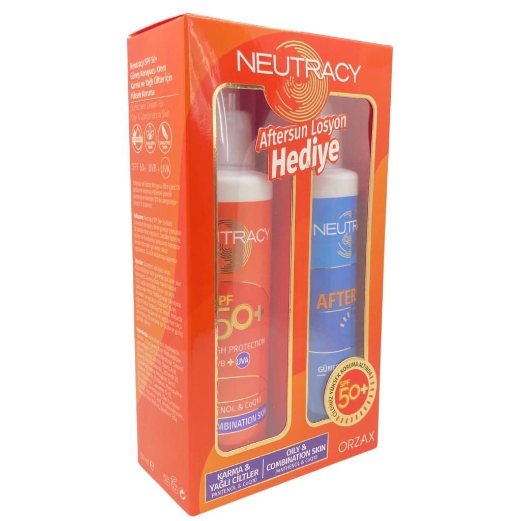 Neutracy Güneş Koruyucu Set Karma & Yağlı Ciltler İçin - Güneş Kremi SPF50+ 150 ml + After Sun Losyon 150 mNeutracy Güneş Koruyucu Set Karma & Yağlı Ciltler İçin - Güneş Kremi SPF50+ 150 ml + After Sun Losyon 150 mNeutracy