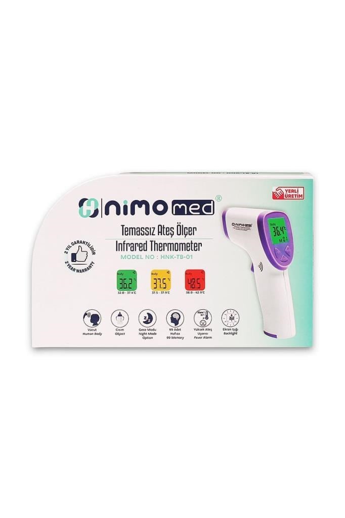 Nimomed HNK-TB-01 Temassız Ateş Ölçer Nimomed HNK-TB-01 Temassız Kızılötesi Alından Ateş ÖlçerNimomed