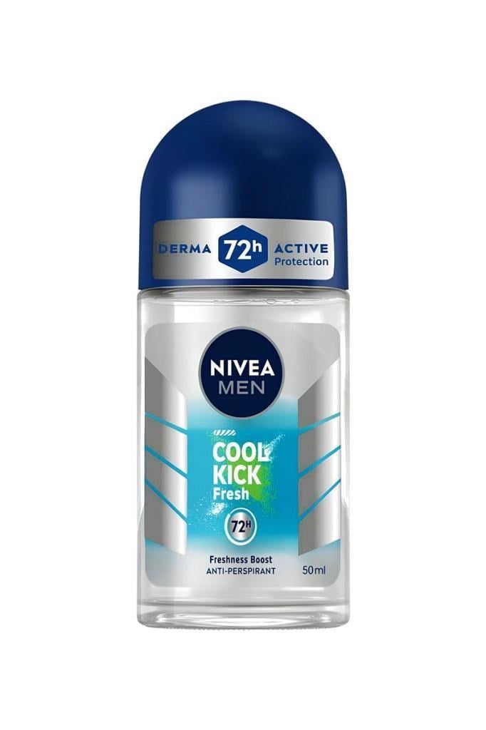 Nivea Men Cool Kick Fresh 50 ML Roll On | Gün Boyu EtkiliNivea Men Cool Kick Fresh 50 ml Erkek Roll-OnNivea