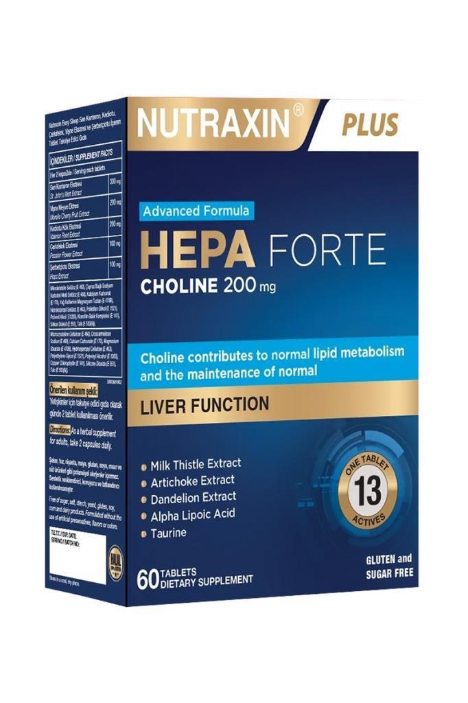 Nutraxin Hepa Forte Kolin 200 mg 60 TabletNutraxin