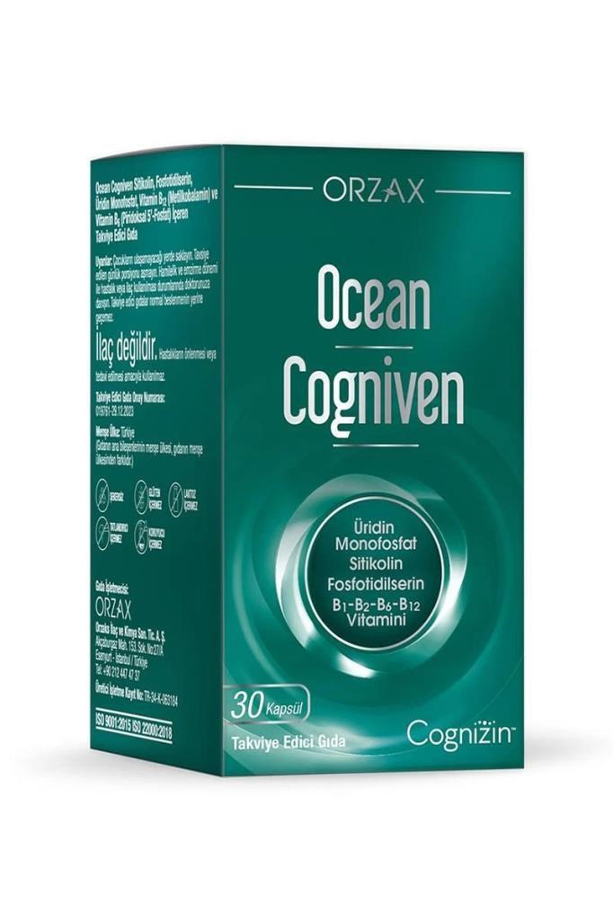 Ocean Cogniven 30 Kapsül Zihinsel PerformansOcean Cogniven 30 KapsülOcean