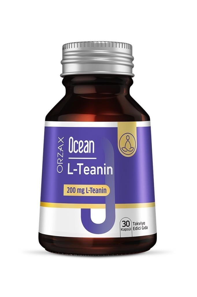 Ocean L-Teanin 200 mg 30 Kapsül Takviye | Hızlı KargoOcean L-Teanin 30 KapsülOcean