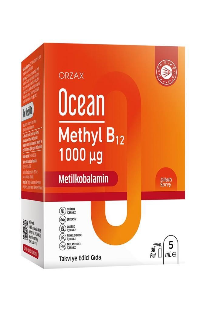 Ocean Methyl B12 1000 mcg Dilaltı Sprey 5 ml | Hızlı KargoOcean Methyl B12 1000 mcg Dilaltı Sprey 5 mlOcean