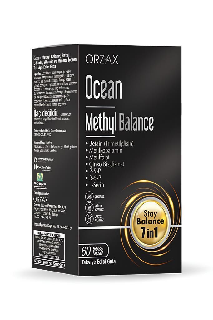 Ocean Methyl Balance 60 Kapsül B Vitaminleri | Hızlı KargoOcean Methyl Balance 60 KapsülOcean