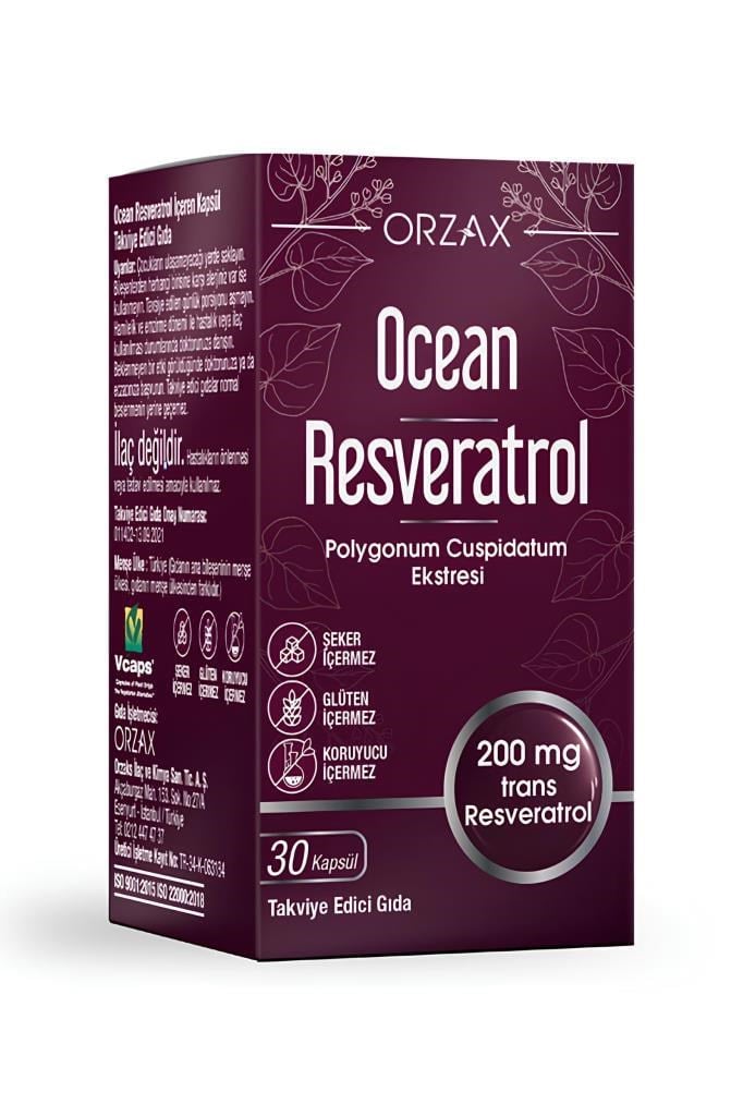 Ocean Resveratrol 200 mg 30 KapsülOcean Resveratrol 200 mg 30 KapsülOcean