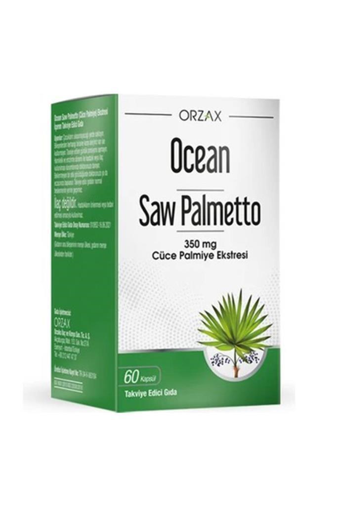 Ocean Saw Palmetto 350 mg 60 Kapsül - Vegan | Hızlı KargoOcean Saw Palmetto 350 mg 60 KapsülOcean