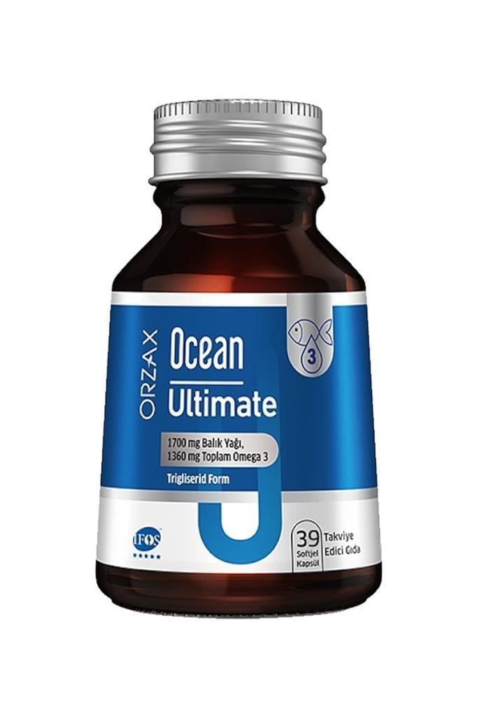 Ocean Ultimate Balık Yağı 1700 mg 39 KapsülOcean Ultimate Balık Yağı 1700 mg Softjel 39 Kapsül Avantajlı PaketOcean