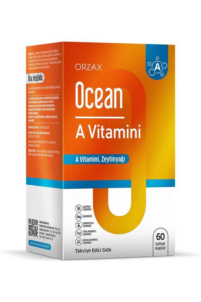 Ocean Vitamin A 60 KapsülOcean