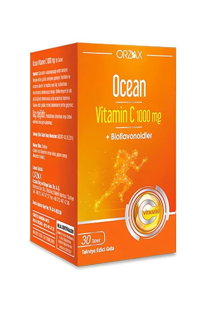 Ocean Vitamin C 1000 mg 30 Tablet - Takviye | Hızlı KargoOcean Vitamin C 1000 mg 30 TabletOcean
