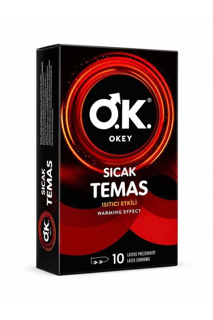Okey Sıcak Temas 10'lu Prezervatif | Teni HissetOkey Sıcak Temas 10lu PrezervatifOkey