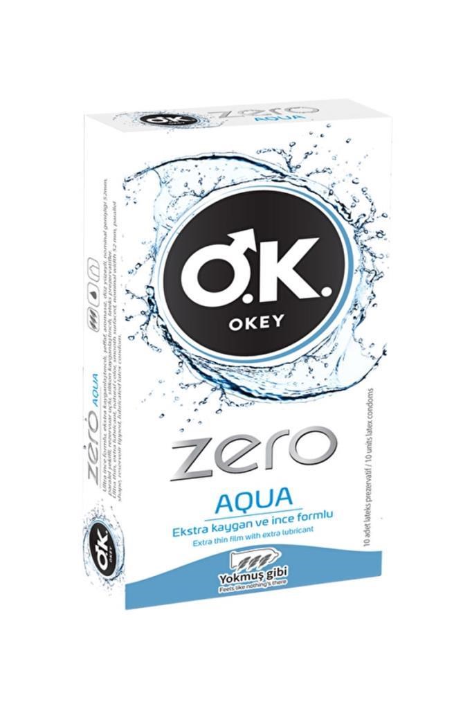 Okey Zero Aqua 10’lu Prezervatif Ultra İnceOkey Zero Aqua 10lu PrezervatifOkey
