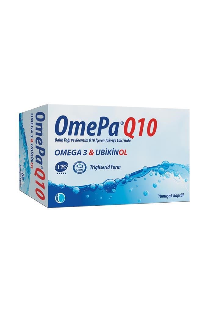 OmePa Q10 Omega 3 Ubiquinol 30 KapsülOmepa