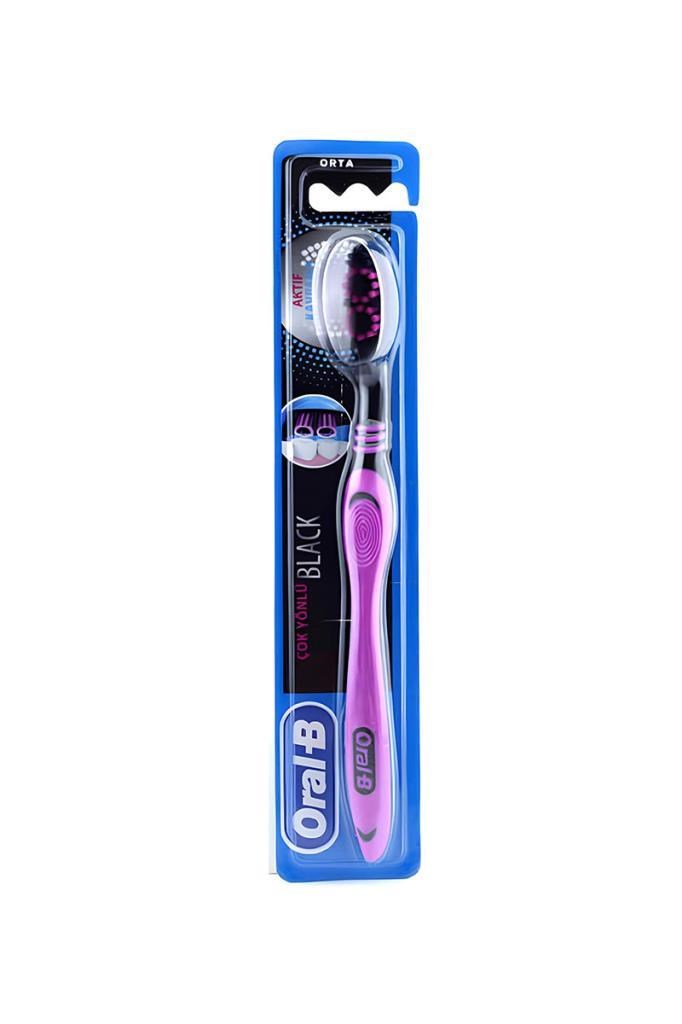 Oral-B Black | Çok Yönlü Aktif Kavrama Diş Fırçası Oral-B Black Çok Yönlü Aktif Kavrama Diş FırçasıOral-B