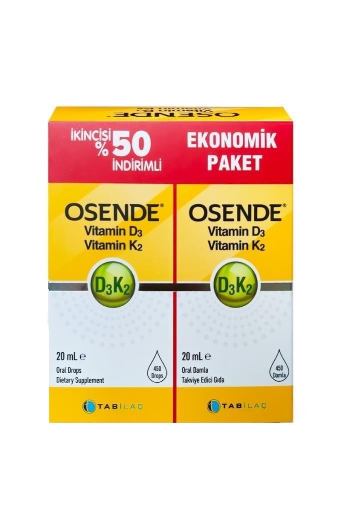 Osende D3k2 Damla 20 Ml - Ikincisi %50 IndirimliOsende D3k2 Damla 20 Ml - Ikincisi %50 IndirimliOsende