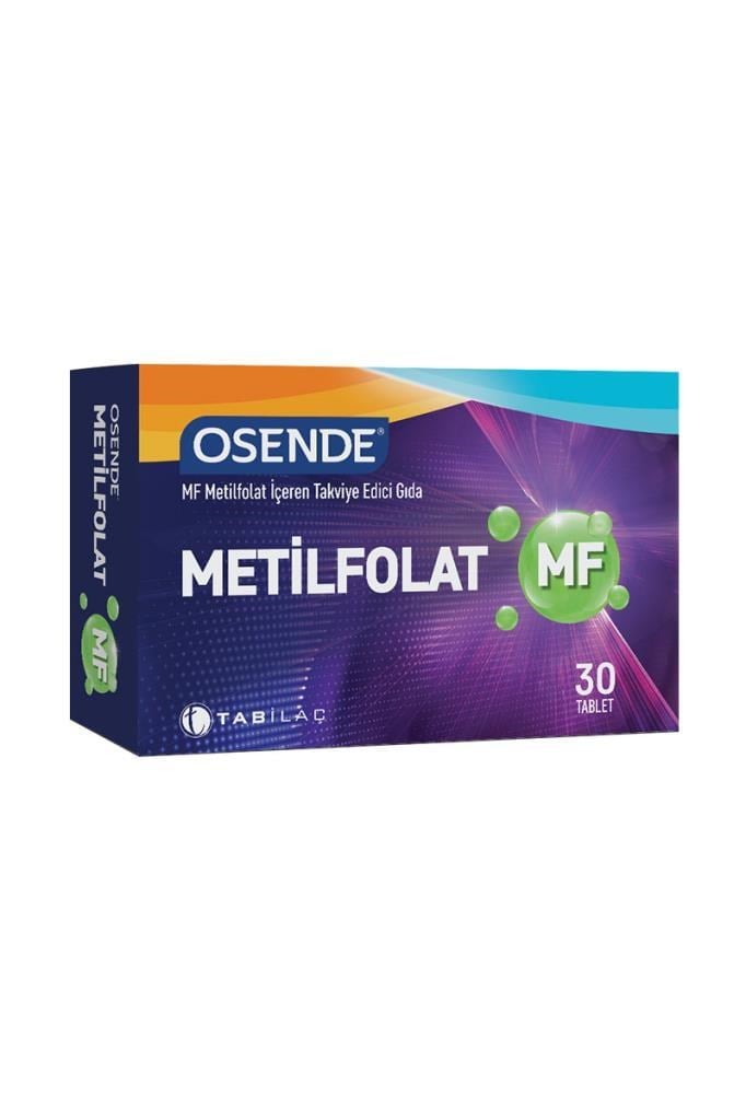 Osende Metilfolat 30 Tablet Besin TakviyesiOsende Metilfolat MF 30 TabletOsende