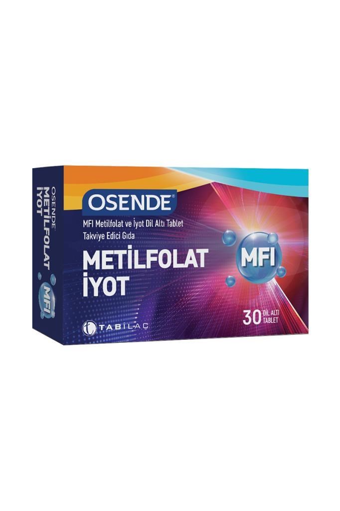 Osende MFI Metilfolat İyot 30 TabletOsende MFI Metilfolat İyot 30 TabletOsende