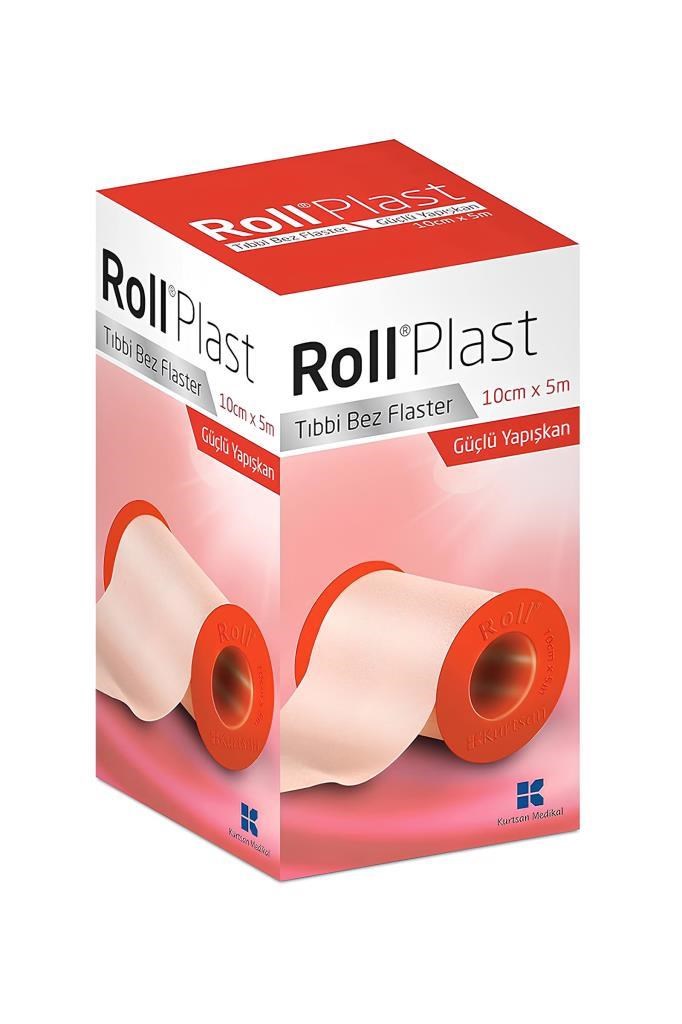 Roll Plast Tıbbi Bez Flaster 10cm x 5mRoll Plast Tıbbi Bez Flaster 10Cm X 5MRoll Plast