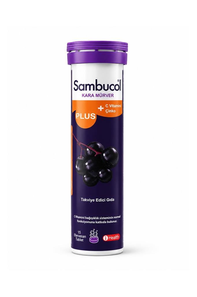 Sambucol Plus Black Elderberry 15 Tablet Sambucol Plus 15 Efervesan TabletSambucol