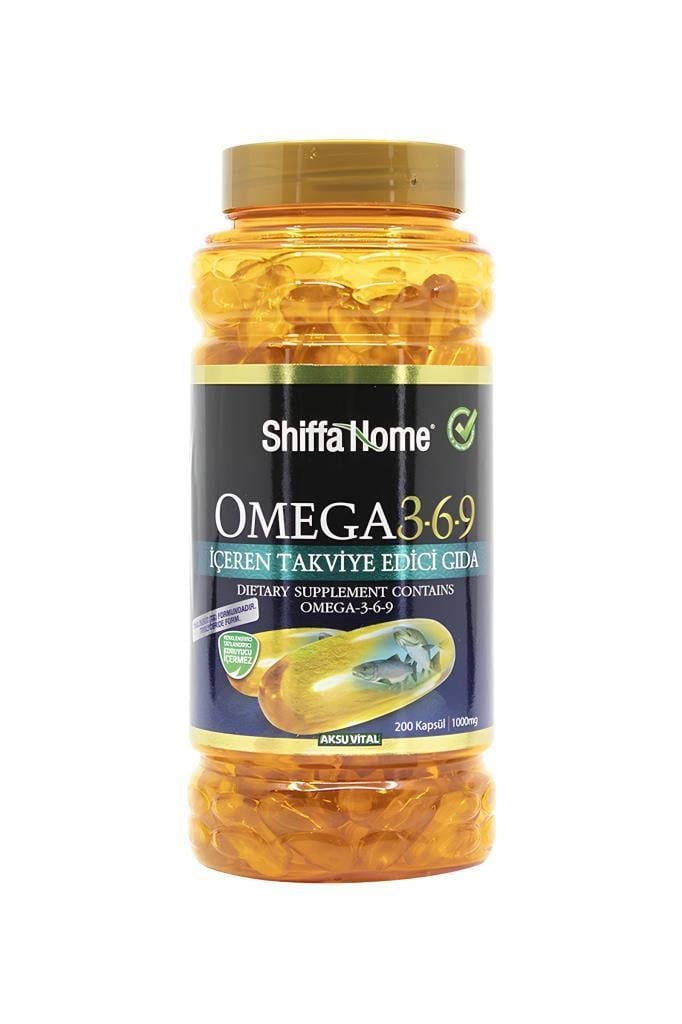 Shiffa Home Omega 3-6-9 1000 mg 200 KapsülShiffa Home Omega 3-6-9 1000 mg 200 KapsülShiffa Home
