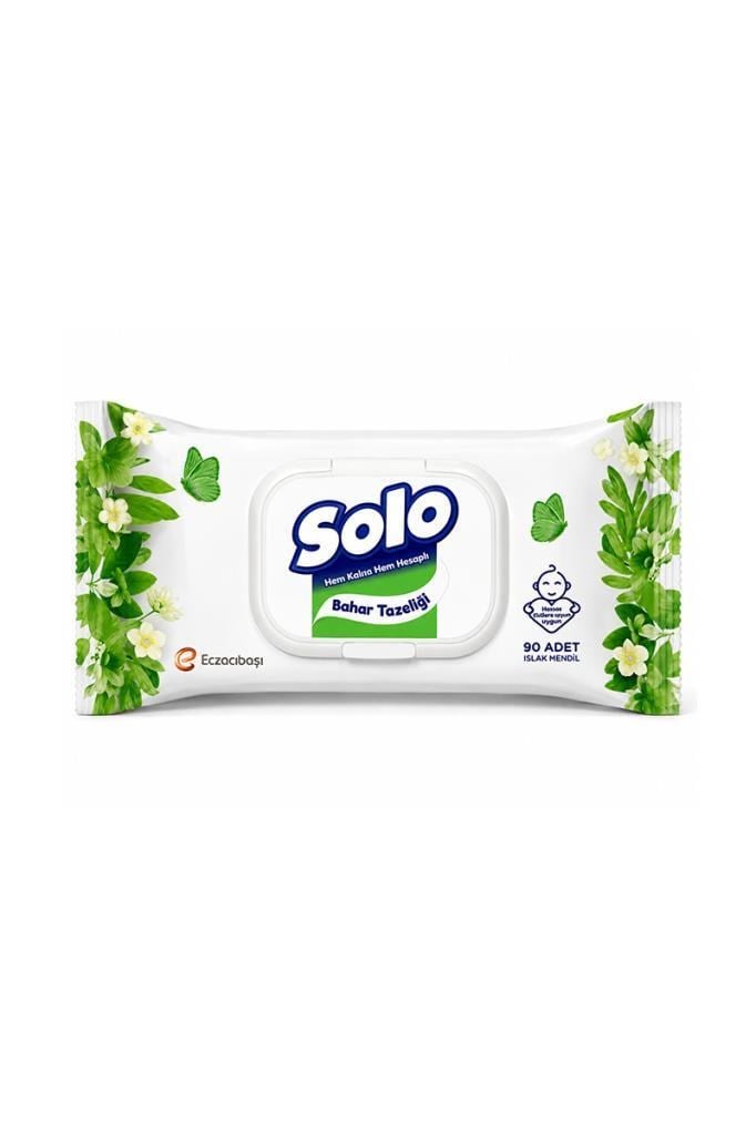 Solo Bahar Tazeliği 90 Yaprak Islak MendilSolo