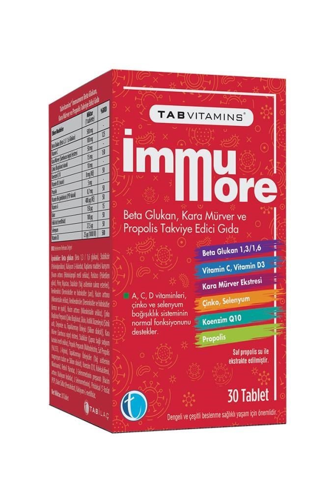 Tabvitamins İmmumore 30 TabletTabvitamins İmmumore 30 TabletTabvitamins