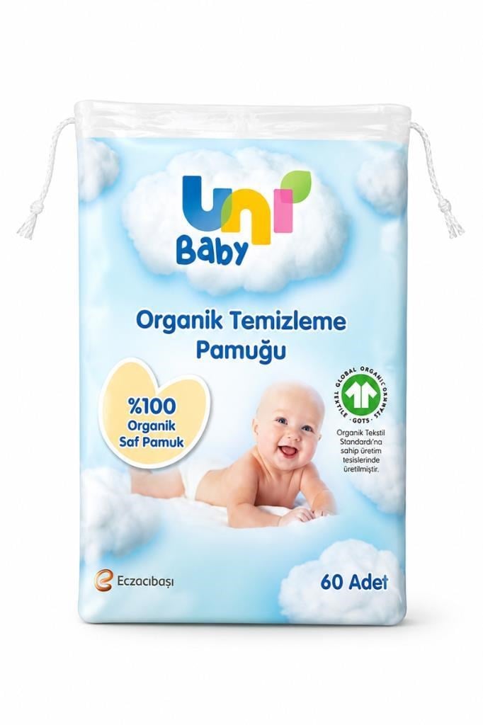 Uni Baby 60lı Bebek Temizleme PamuğuUni Baby