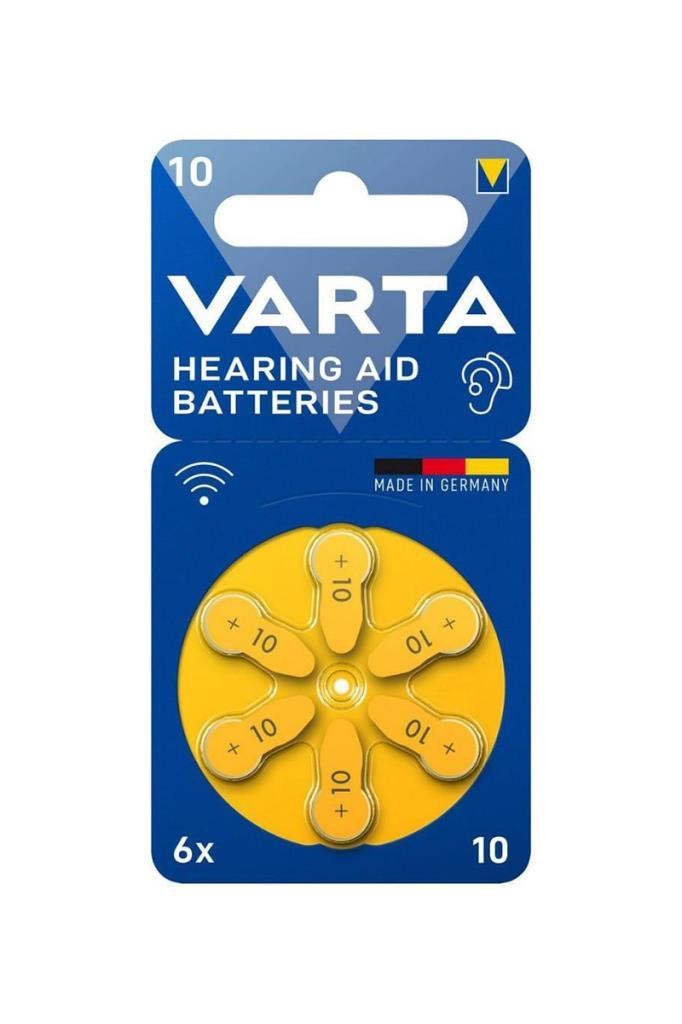 Varta 10 Numara 6lı İşitme Cihazı PiliVarta 10 Numara 6lı İşitme Cihazı PiliVarta